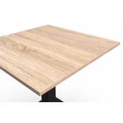 Bistro Stôl ALFA šedá 40x55 Laminované dosky
