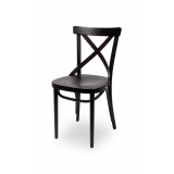 Dřevěné restaurační židle CROSS-BACK TRADITIONAL