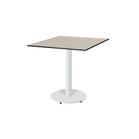 Stůl Pro Pivní Zahradní ALFA R bílá Deska HPL