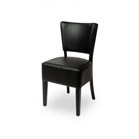 Dřevěné restaurační židle ELEGANT ALL TAP černá
