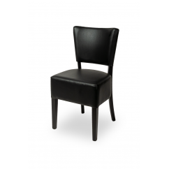 Dřevěné restaurační židle ELEGANT ALL TAP černá