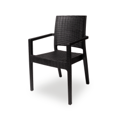 Židle pro pivní zahrádky MARIO černá