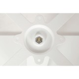 Stůl Pro Pivní Zahradní ALFA S bílá 69x69 Sytě černá