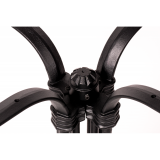 Stůl Pro Pivní Zahradní RUSTICAL černá 69x69 Sytě černá