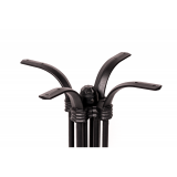 Stůl Pro Pivní Zahradní RUSTICAL černá 69x69 Klasická bílá