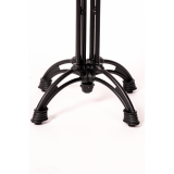 Stůl Pro Pivní Zahradní RUSTICAL černá 69x69 Klasická bílá