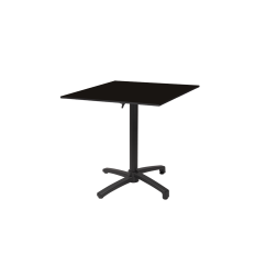Stůl Pro Pivní Zahradní CROSS COMFORT černá 69x69 Sytě černá