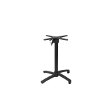 Stůl Pro Pivní Zahradní CROSS COMFORT černá 69x69 Sytě černá