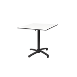 Stůl Pro Pivní Zahradní CROSS COMFORT černá 69x69 Klasická bílá