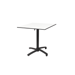 Stůl Pro Pivní Zahradní CROSS COMFORT černá 69x69 Klasická bílá