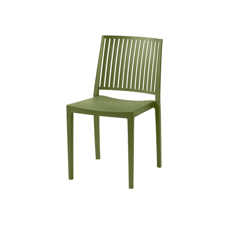Kavárenská židle GOMERA STRIPES olio verde
