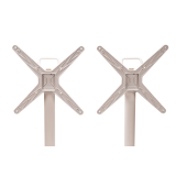 Základna kavárenského stolku CROSS COMFORT DUO bílá