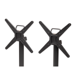 Základna kavárenského stolku CROSS COMFORT DUO šedá