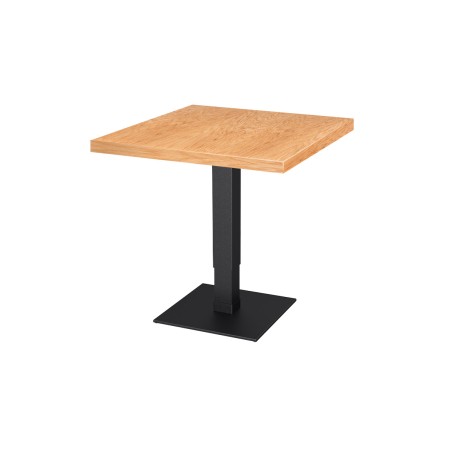 Bistro stůl ADAPTIVE s dřevěnou dýhovanou deskou