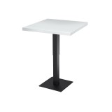 Bistro stůl ADAPTIVE s dřevěnou dýhovanou deskou