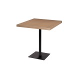 Bistro stůl ALFA FOLD s dřevěnou dýhovanou deskou