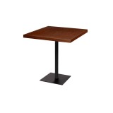 Bistro stůl ALFA FOLD s dřevěnou dýhovanou deskou