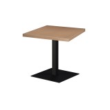 Bistro stůl ALFA XL s dřevěno-foliovanou deskou