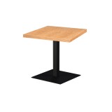 Bistro stůl ALFA XL s dřevěno-foliovanou deskou
