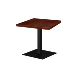 Bistro stůl ALFA XL s dřevěno-foliovanou deskou
