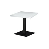 Bistro stůl ALFA XL s dřevěno-foliovanou deskou