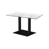 Bistro stůl ALFA XL DUO s HPL deskou