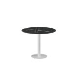 Stůl do pivní zahrádky ALFA R bílá deska slinutého kamene