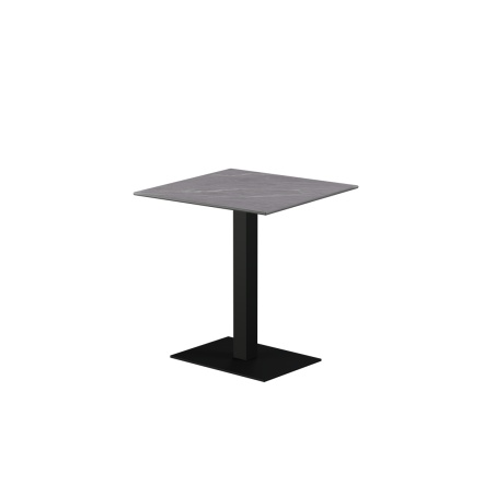 Stůl do pivní zahrádky ALFA 40x55 černá deska slinutého kamene