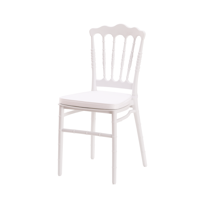 Polštář pro svatební židle SIMPLE bily