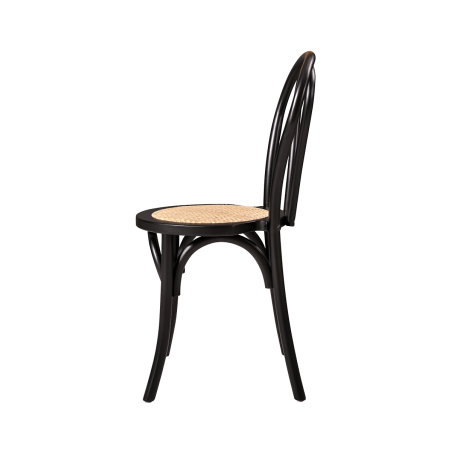 Svatební židle MONET WOOD černý