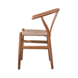 Dřevěné restaurační židle WISHBONE přírodní