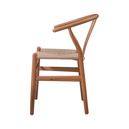 Dřevěné restaurační židle WISHBONE přírodní