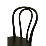 Dřevěné restaurační židle MONET 18 černá