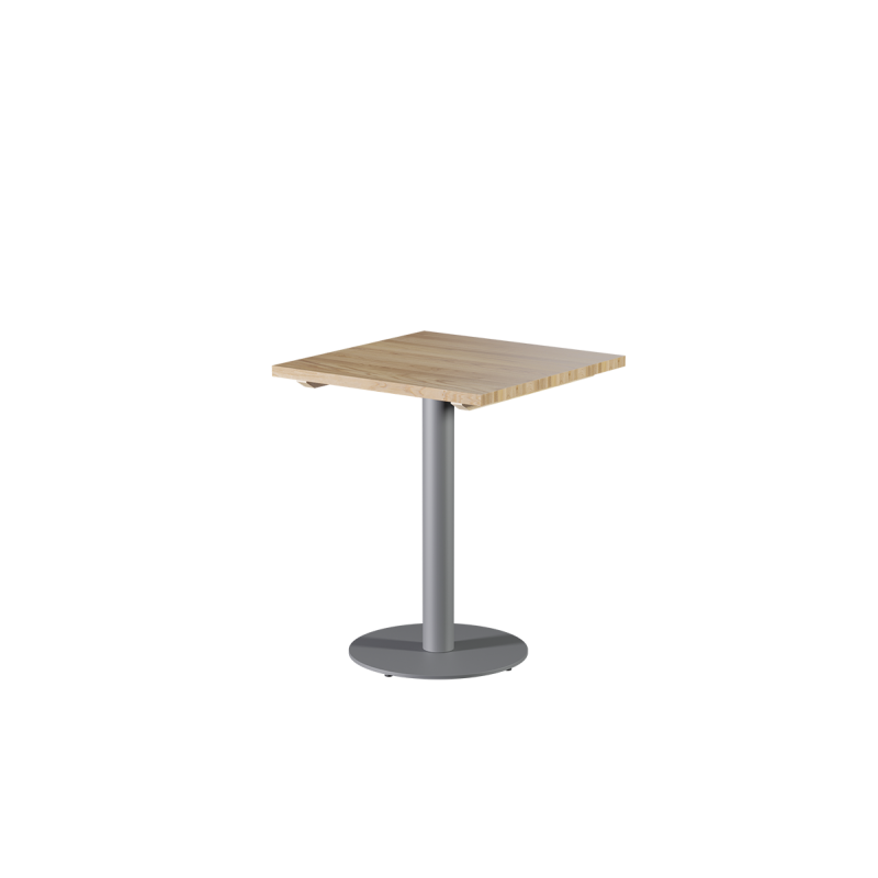 Stolek s dřevěnou deskou ALFA R šedá