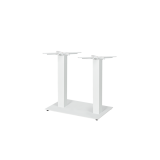 Stolek s dubovou deskou ALFA DUO bílý