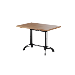 Stolek s dubovou deskou RUSTICAL DUO