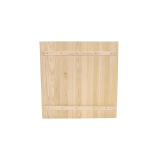 Stolek s dřevěnou deskou ALFA BAR černý