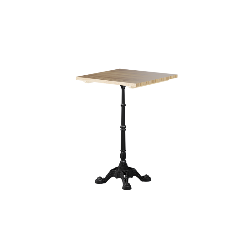 Stolek s dřevěnou deskou CASTELLO BAR