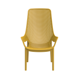 Židle do pivních zahrádek AERO LUNGO hořčicová