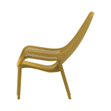 Židle do pivních zahrádek AERO LUNGO hořčicová