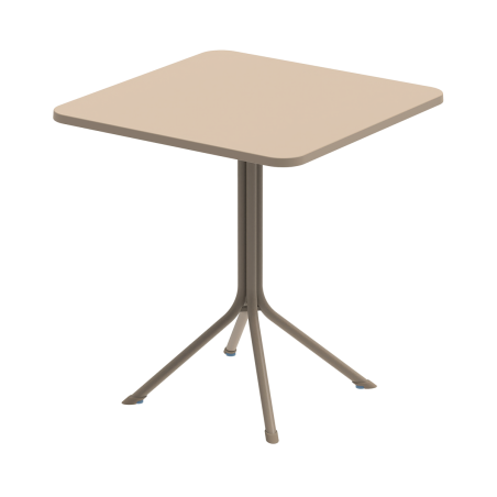 Stolek pro pivní zahrádku PRATO 70x70 béžový