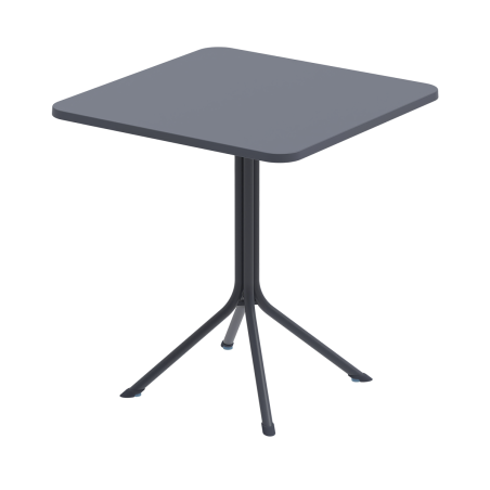 Stolek pro pivní zahrádku PRATO 70x70 tmavě šedý
