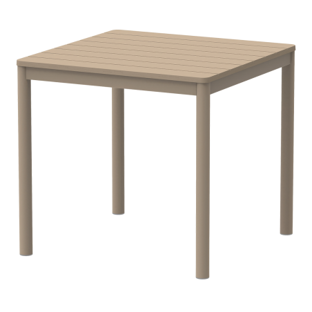 Stolek pro pivní zahrádku TERRAZZA 80x80 béžový