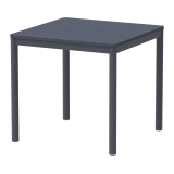 Stolek pro pivní zahrádku TERRAZZA 80x80 tmavě šedý