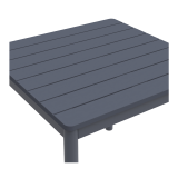 Stolek pro pivní zahrádku TERRAZZA 80x80 tmavě šedý