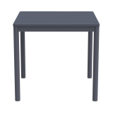 Stolek pro pivní zahrádku TERRAZZA 80x80 tmavě šedý