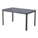 Stolek TERRAZZA 140x85 tmavě šedý