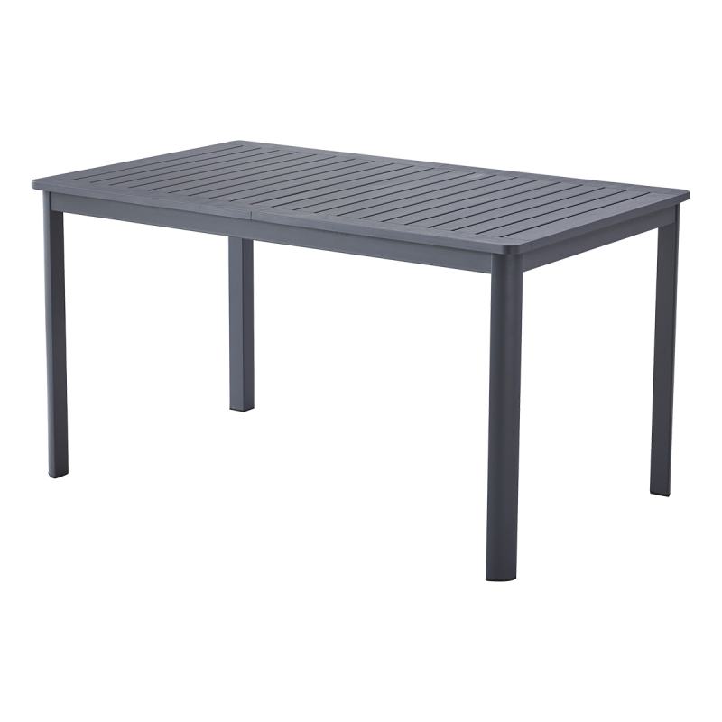 Stolek TERRAZZA 140x85 tmavě šedý