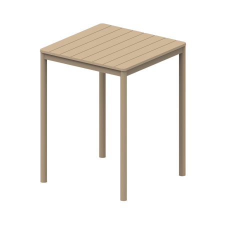 Stolek pro pivní zahrádku TERRAZZA BAR 80x80 béžový