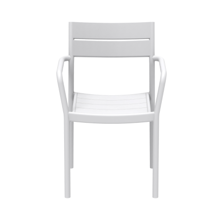 Židle do pivních zahrádek CAPRI ARM popelavá